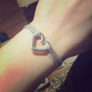 Real Sterling Silver Multichain Bracelet